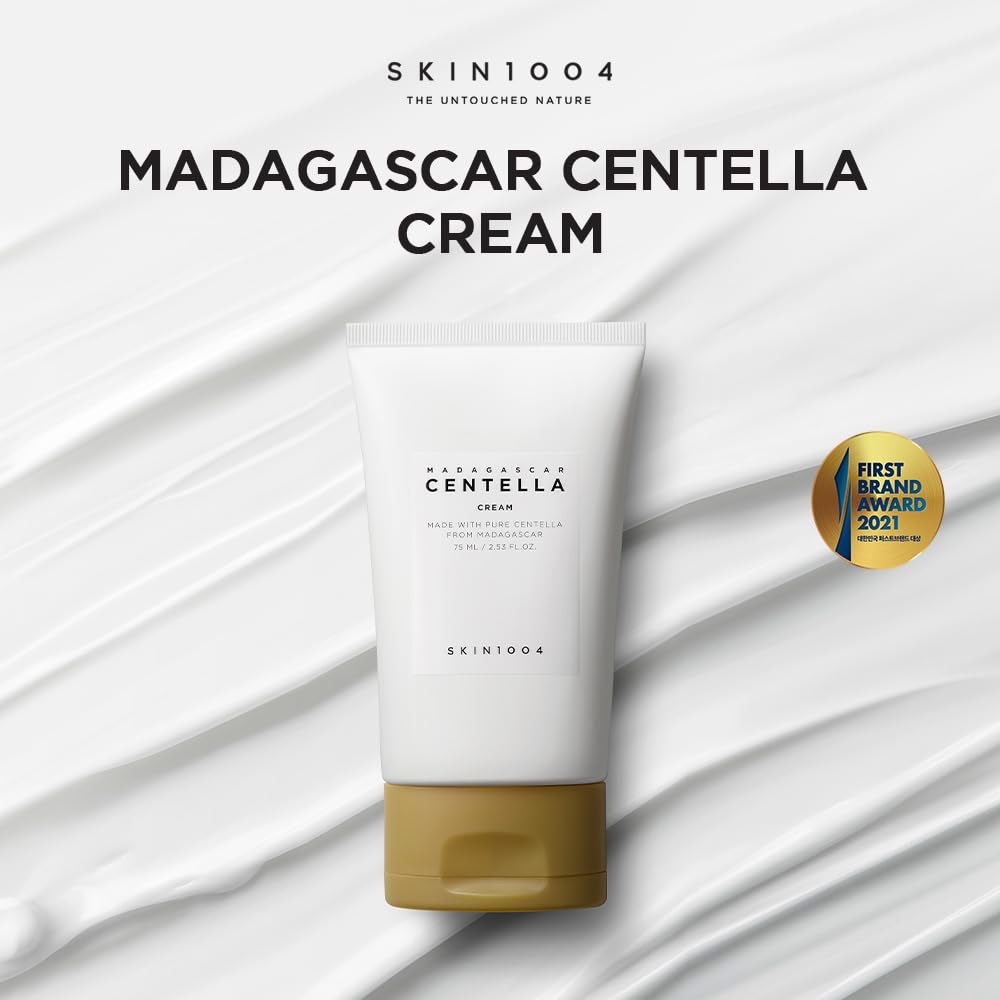 SKIN1004 Madagascar Centella Cream Organic Ingredients Moisturizing Brightening Wrinkle Care (75 ml) - Image 2