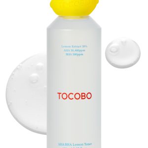 TOCOBO AHA BHA Lemon Facial Toner | Vitamin C and Lemon Extract, AHA, BHA, Calming and Soothing Moisturizer | Natural Ingredients, Vegan Toner, Cruelty Free 150 ml