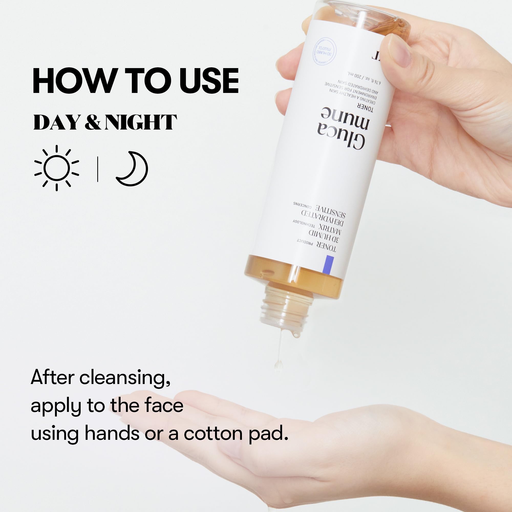 VT COSMETICS Glucamune Facial Toner | Vegan Mucin Toner for Deep Hydration & Soothing | Plant-Based, Paraben-Free, Pure & Clean Skincare for All Skin Types | Korean Skincare (200ml) - Image 5