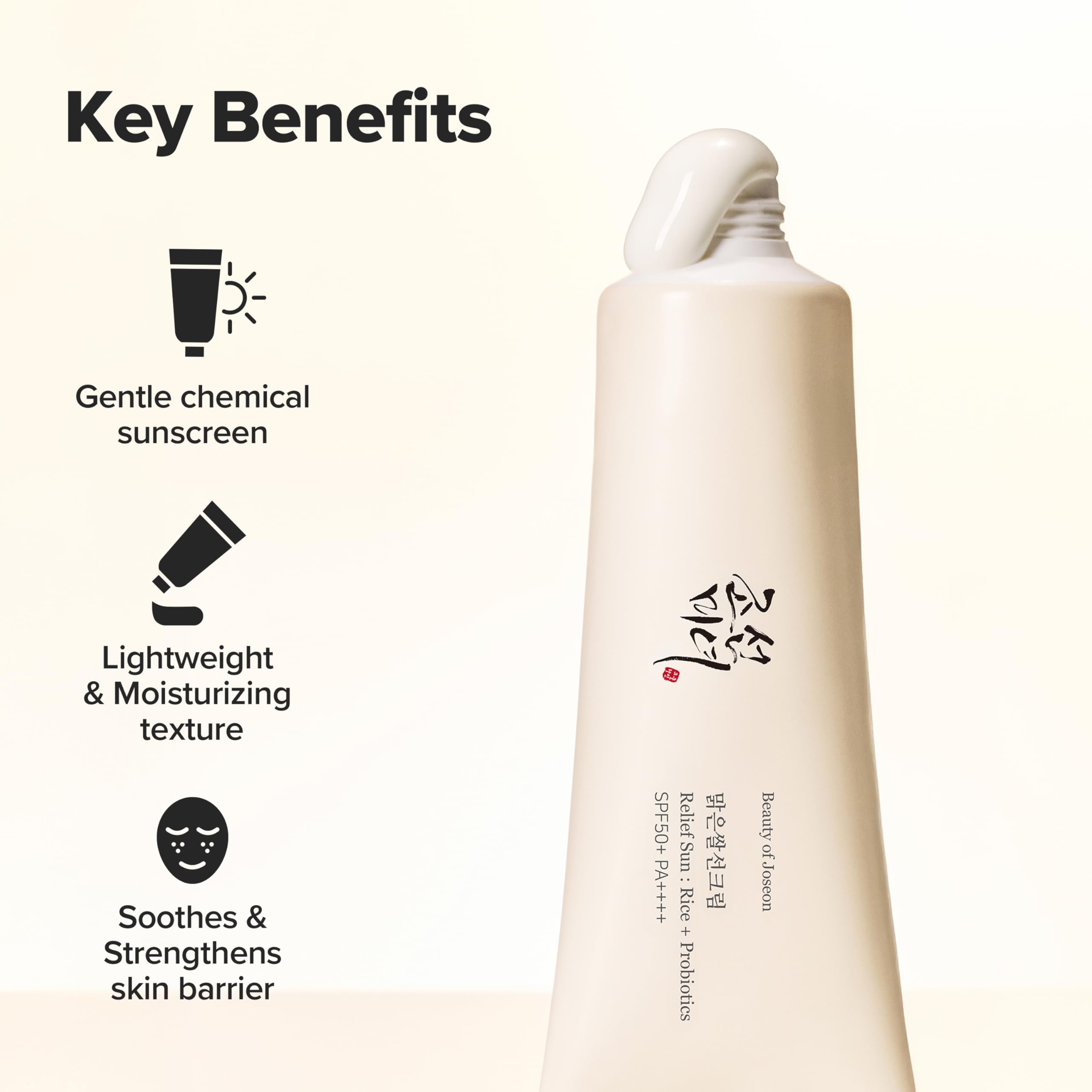 Beauty of Joseon Relief Sun Rice Probiotics SPF 50+ PA++++ Korean Sunscreen sunblock for Face Daily Sunscreen for Men Women Skincare 50ml - Image 4
