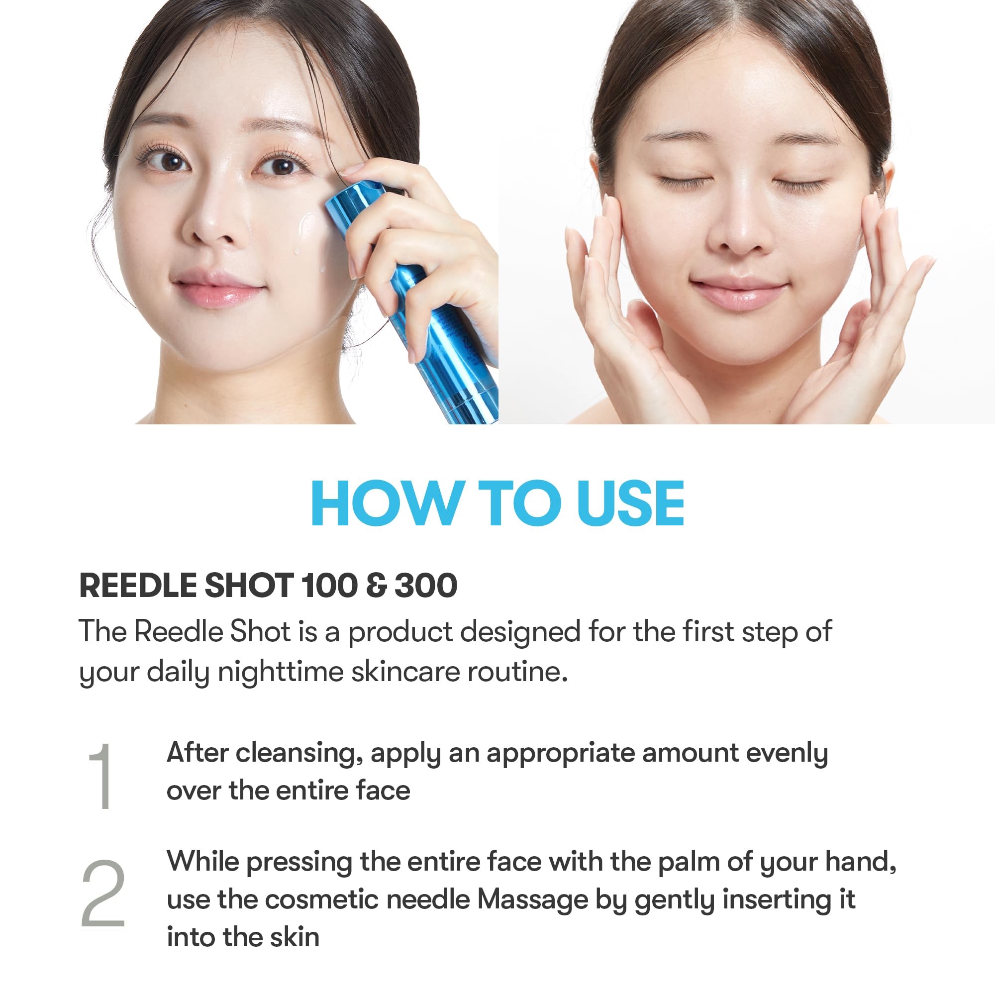 VT COSMETICS Hydrop Reedle Shot 100hL, Hyaluronic Acid Microneedling Serum, Intensive Hydrating & Moisturizing Exosome, Soft & Glass Skin, Korean Skin Booster (50ml) - Image 5