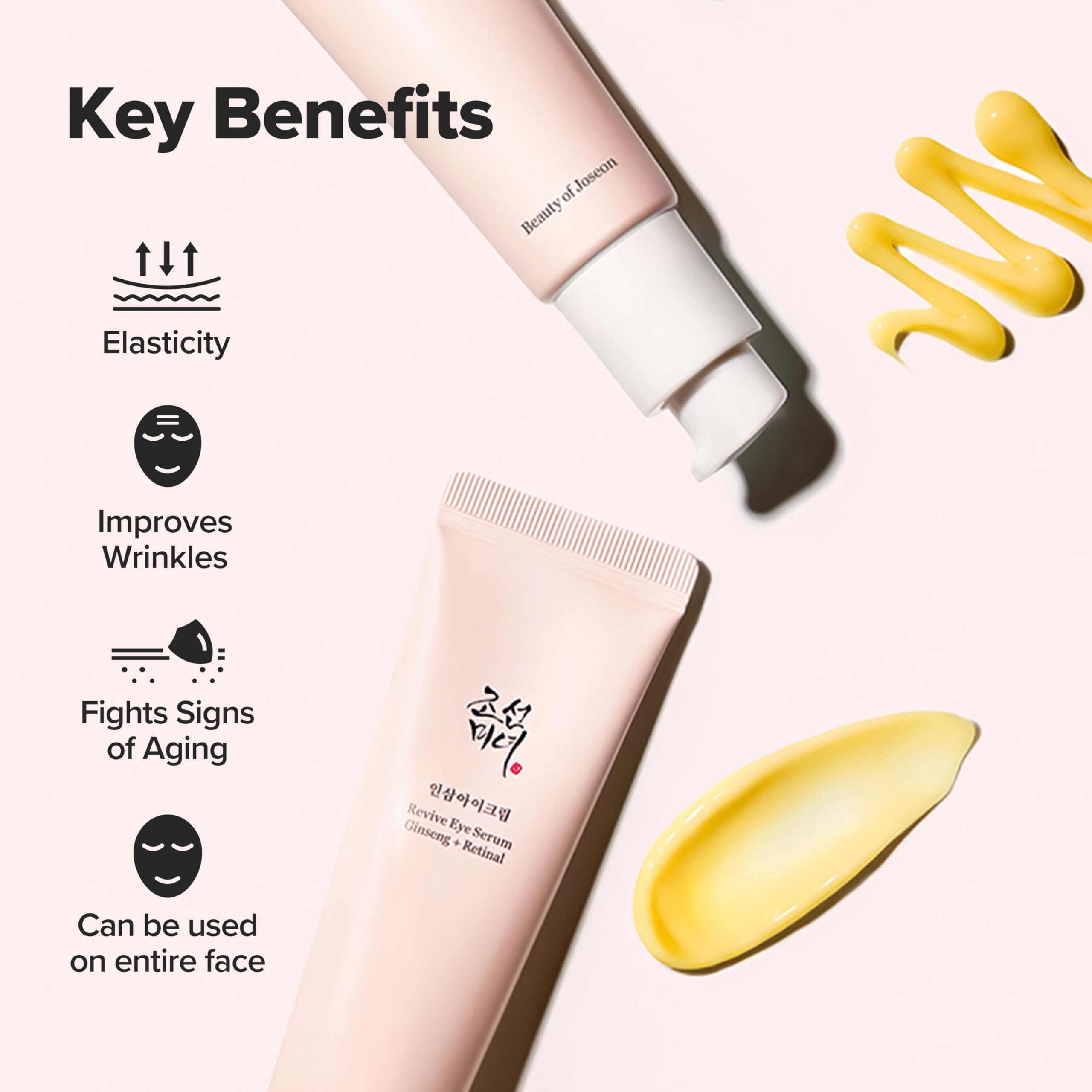 Beauty of Joseon Revive Eye Serum with Ginseng Retinal Niacinamide Korean Eye Cream for Fine Lines, Dark Spots Correcting Puffy Eyes for Face Korean Skincare For Men and Women 30ml - Image 4