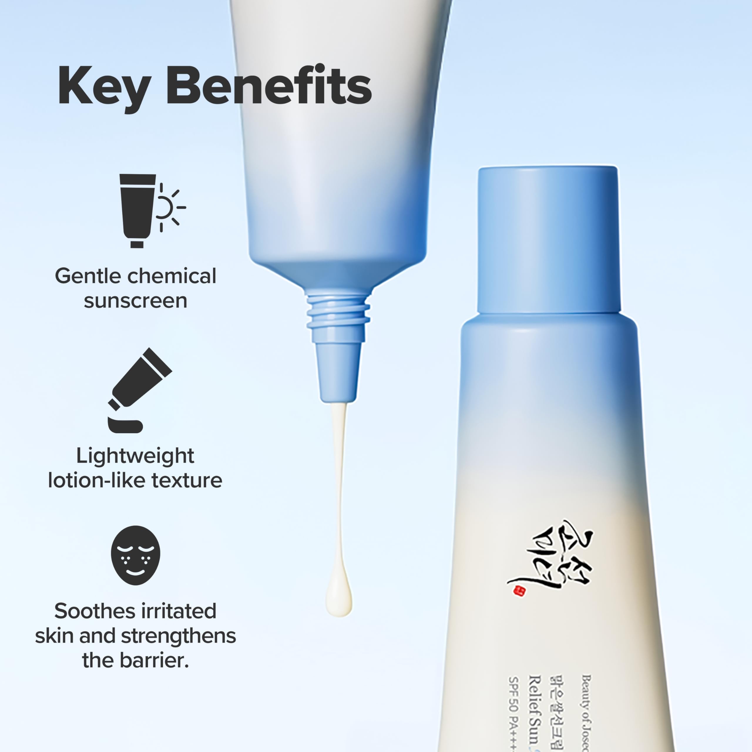 Beauty of Joseon Relief Sun Aqua-Fresh Sunscreen Rice + Panthenol SPF 50+ PA++++ Lightweight Daily UV Protector for Acne-Prone Sensitive Skin Korean skincare for Men and Women (50ml) - Image 4