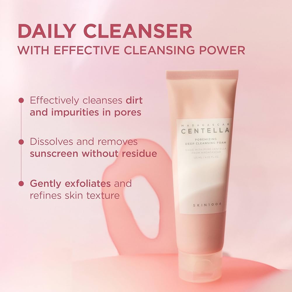 SKIN1004 Madagascar Centella Poremizing Deep Cleansing Foam 125ml, - Image 4
