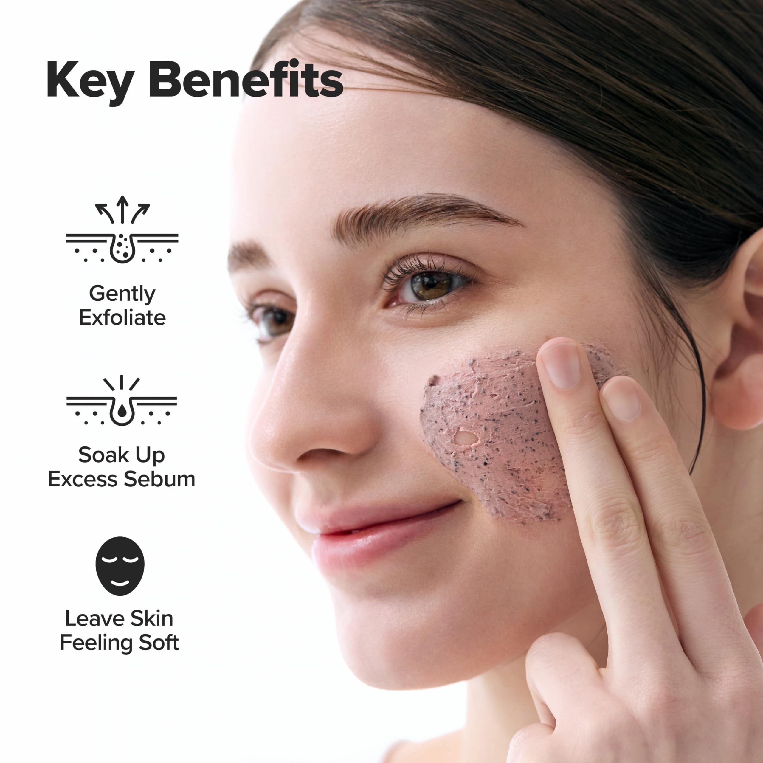 Beauty of Joseon Red Bean Pore Refreshing Mask Mud Cream Hydrating Wash Off Pack, Pore Cleansing Exfoliator, Korean Skin Care for Men and Women (140ml) - Image 4