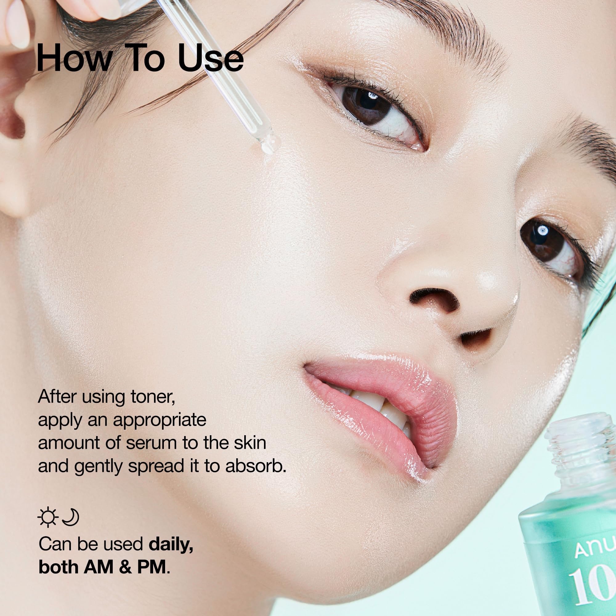 Anua PDRN Hyaluronic Acid Capsule 100 Serum, Radiant Face Serum, Hyaluronic Acid, Hydration, Moisture Plumping effect, Natural color, Fragrance free, 30ml - Image 6