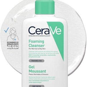 CeraVe Foaming Cleanser for Normal to Oily Skin with Hyaluronic Acid 473 ml