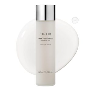 TIRTIR Milk Skin Rice Toner - Deep Moisturizing, Hydrating Toner for face, Niacinamide, Ceramide, Rice Bran Extract, Nature-Oriented Ingredients for Korean Skin Care, Vegan, 150ml
