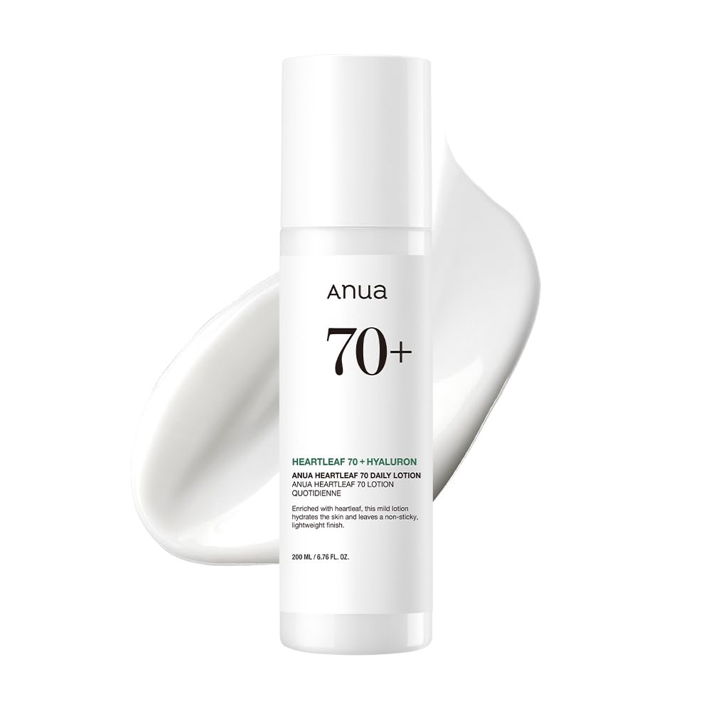 Anua Heartleaf Daily Lotion, Face Moisturizer with Hyaluronic Acid for Sensitive Skin, Lightweight, Korean Skin Care (200ml)