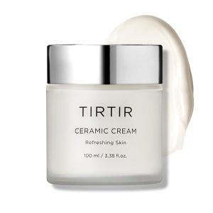 TIRTIR Natural Ceramide Cream | Deep moisturizer for Glass Skin, Polyglutamic acid, Centella Asiatica Extract, Skin barrier, Lightweight, Mild, Nature derived ingredients, Dry skin, (100ml)