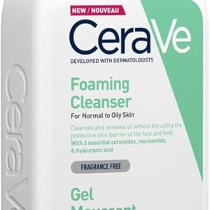 CeraVe Foaming Cleanser for Normal to Oily Skin with Hyaluronic Acid 473ml