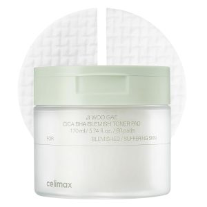 celimax-ji-woo-gae-cica-bha-blemish-toner-pad