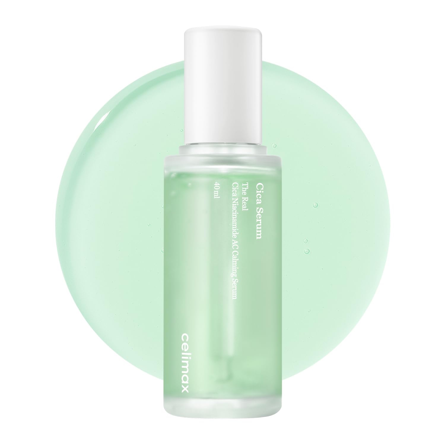 celimax The Real Cica Niacinamide AC Calming Serum | with Hyaluronic Acid, Redness Relief, Moisturizing, Soothing & Restoring Serum, Mild Formula for Sensitive, 40ml