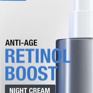 Neutrogena Retinol Boost Night Cream, Fights visible signs of ageing and reduces the appearance of wrinkles, dryness, and age spots, 50ml