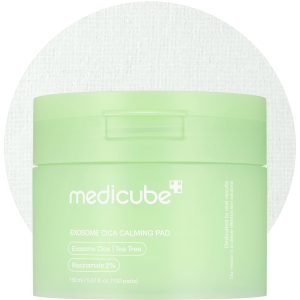 medicube Exosome CICA Tea Tree Calming Toner Pads (100 Pads)