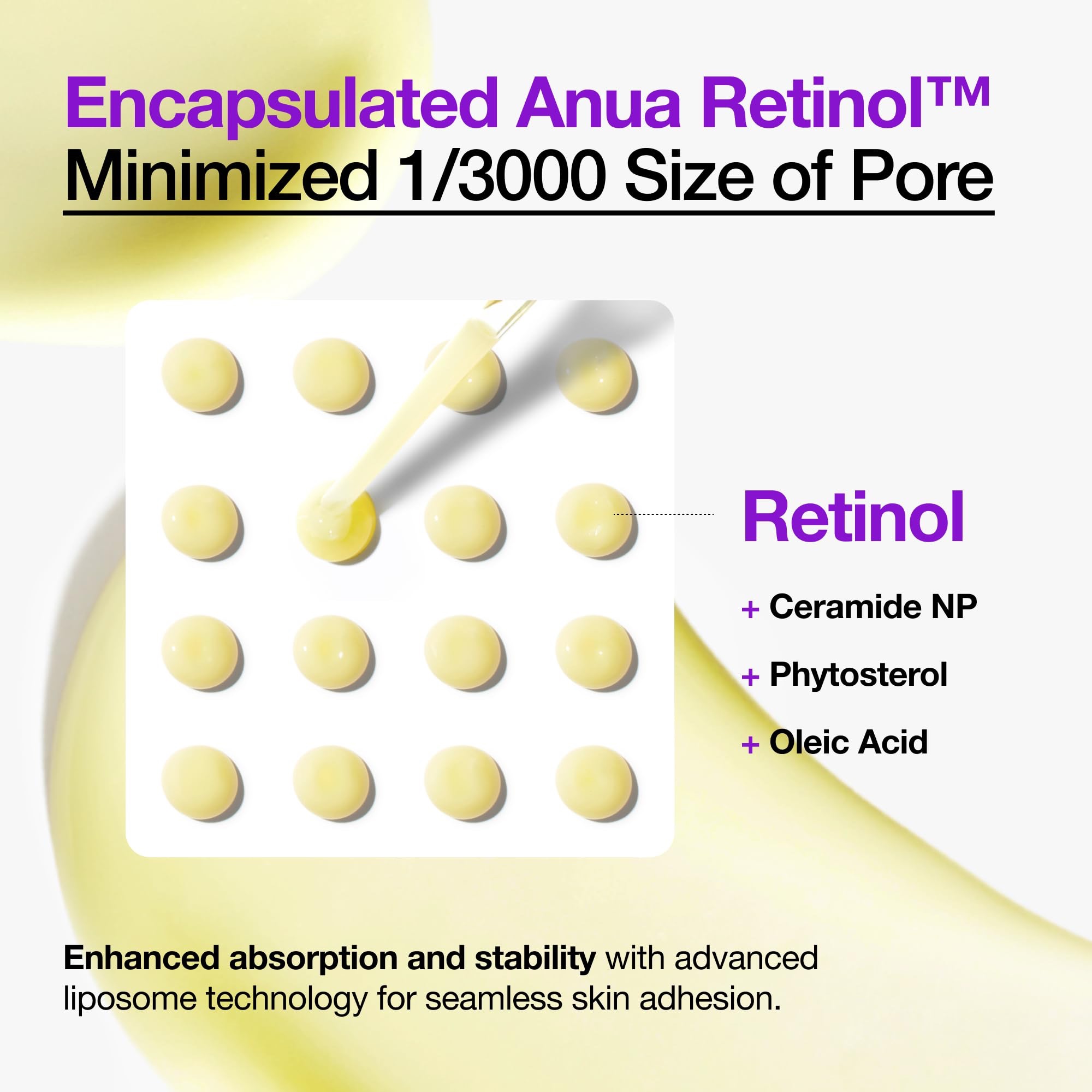 Anua Retinol 0.3 Niacin Renewing Serum, For Anti-Aging with Hydration, Textured & Glass skin, 5% Niacinamide, Retinol For Face, Gentle for Beginner, Korean Skin Care, 30ml - Image 5