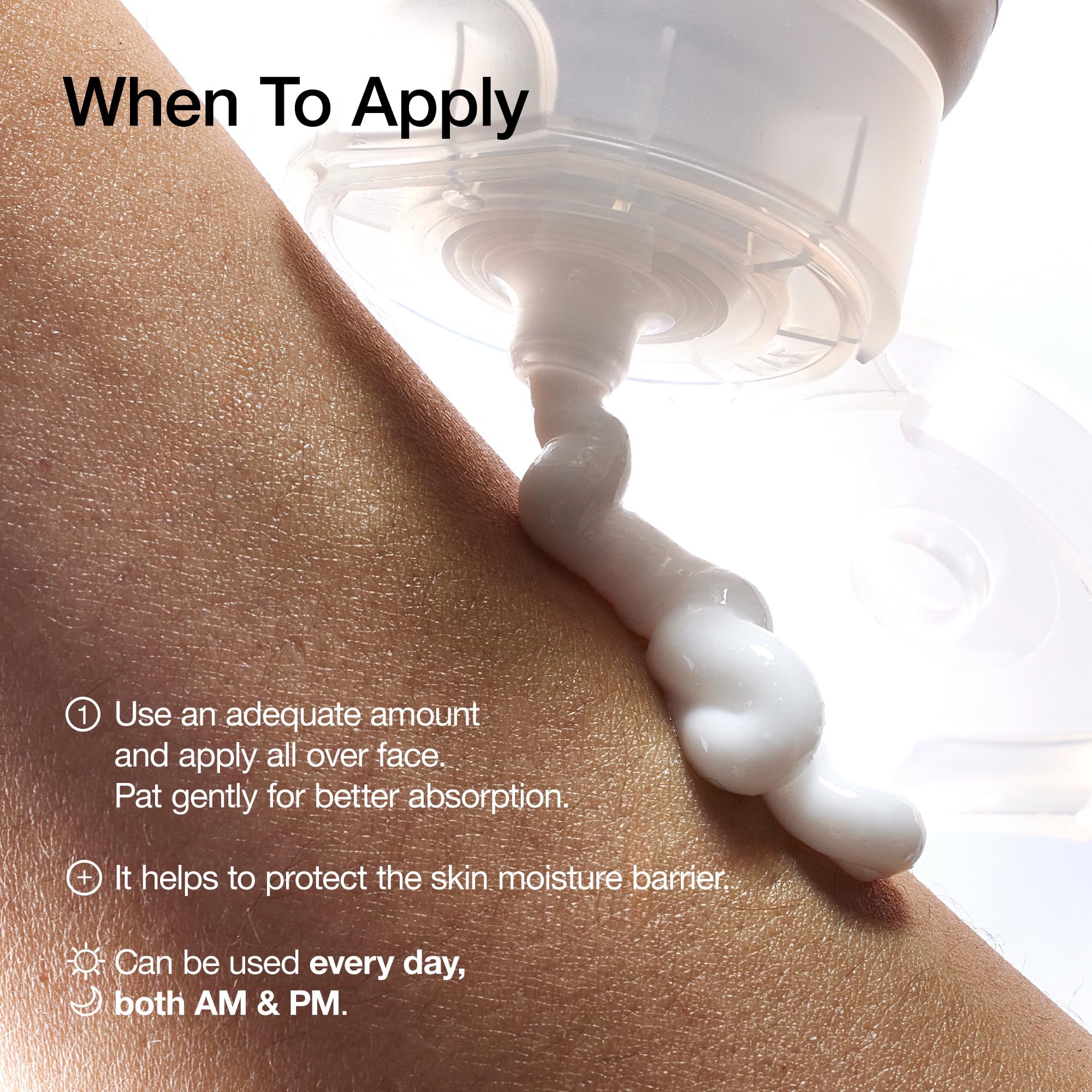 Anua 3 Ceramide Panthenol Moisture Barrier Cream, Hydrating Face Moisturizer for Normal Skin, Panthenol, Ceramide, Centella for Skin Barrier Non Comedogenic, Korean Skincare (100ml - Image 6