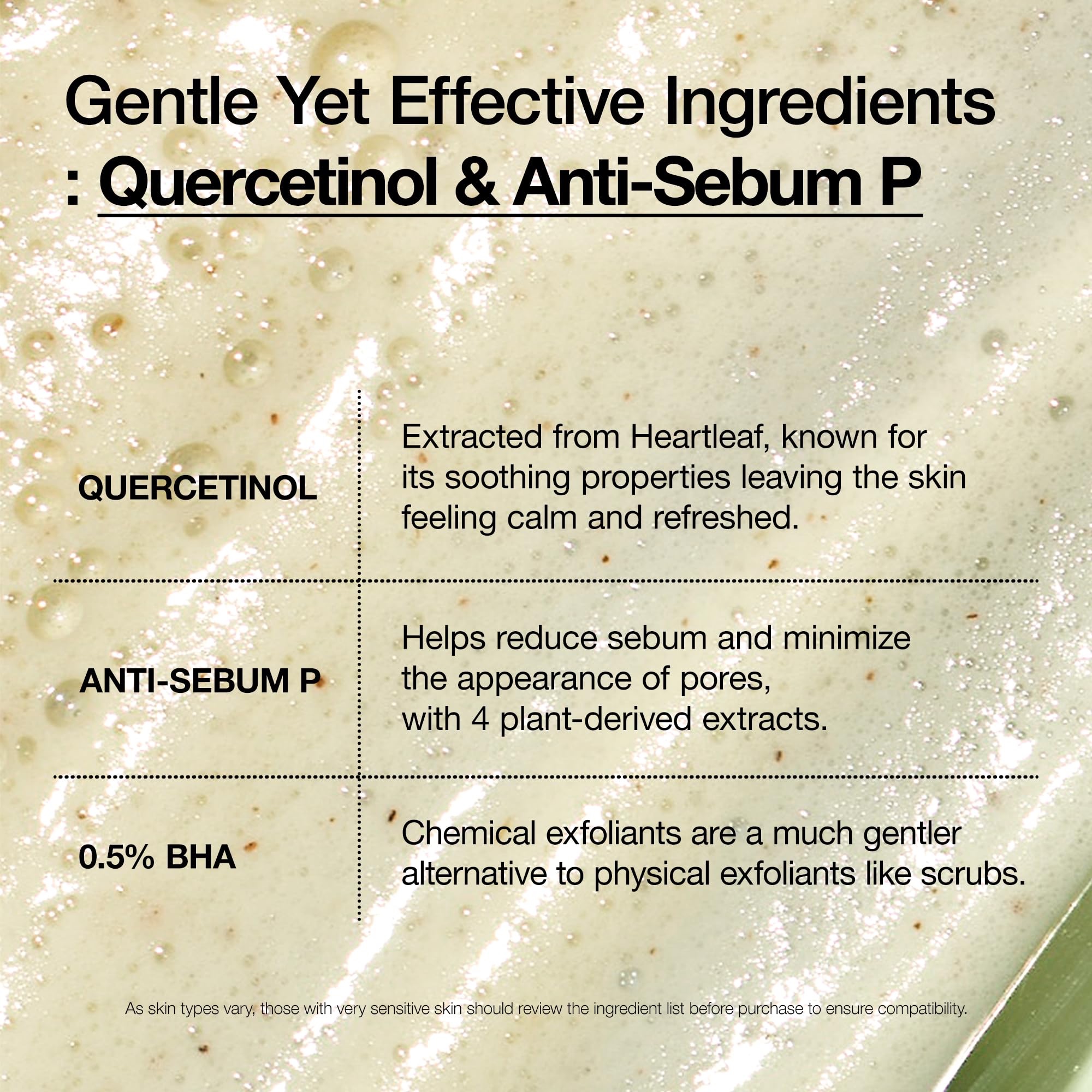 Anua Heartleaf Quercetinol Pore Deep Cleansing Foam, Facial Cleanser, for Double Cleansing, BHA, Hyaluronic Acid, Glycerin, Face Wash, Blackhead Remover, (150ml) - Image 5